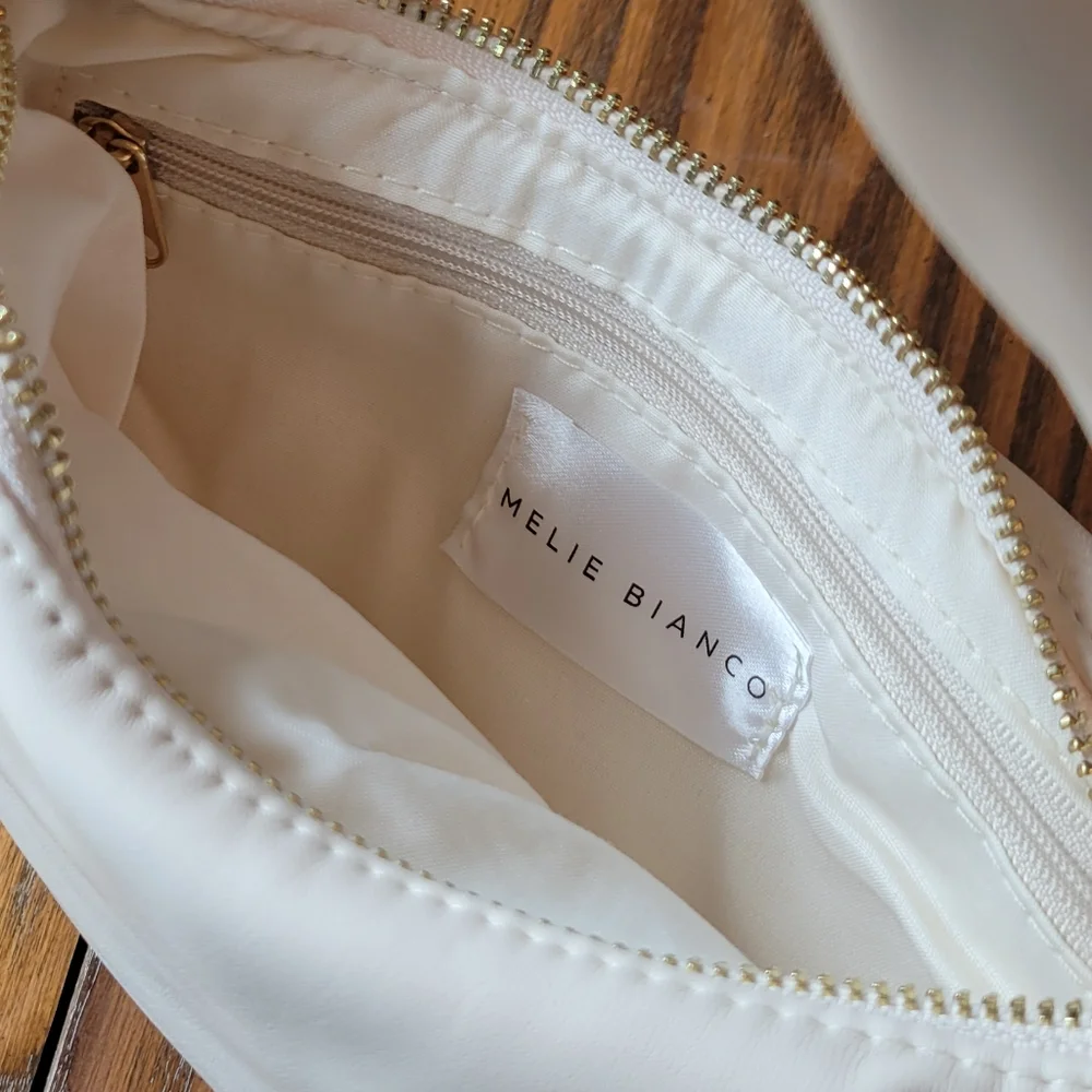 **NEW** MELIE BIANCO White Hobo Shoulder Bag